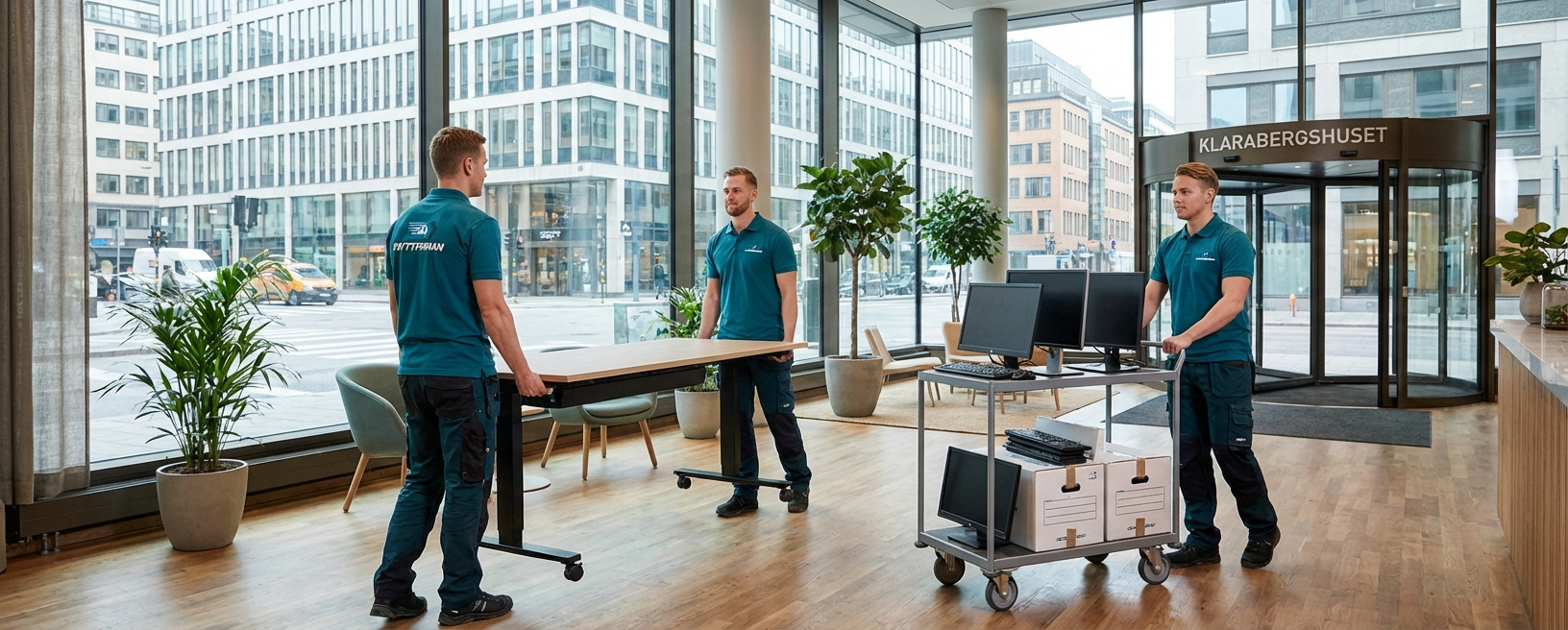 Företagsflytt i Stockholm