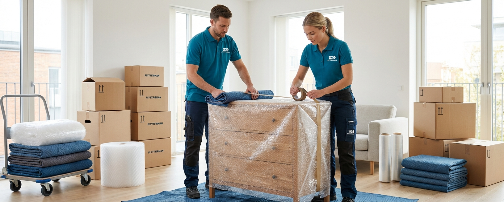 Flyttpacka & montering